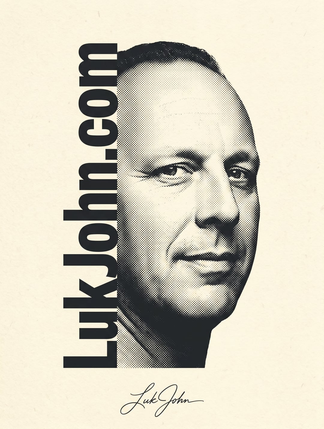 Poster — duotone composition